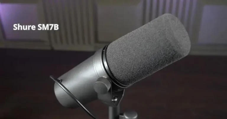 Shure SM7B, micrófono dinámico de calidad profesional con análisis y pruebas de sonido.