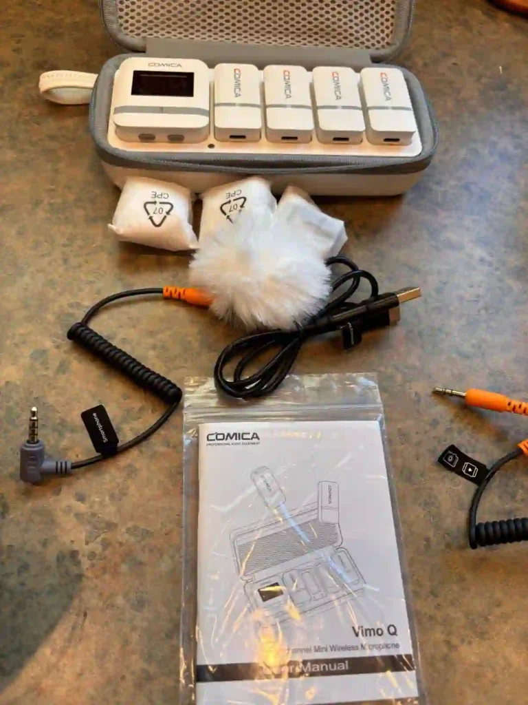 El COMICA Vimo Q en un entorno de grabación de bajo presupuesto, destacando su excelente relación calidad-precio.