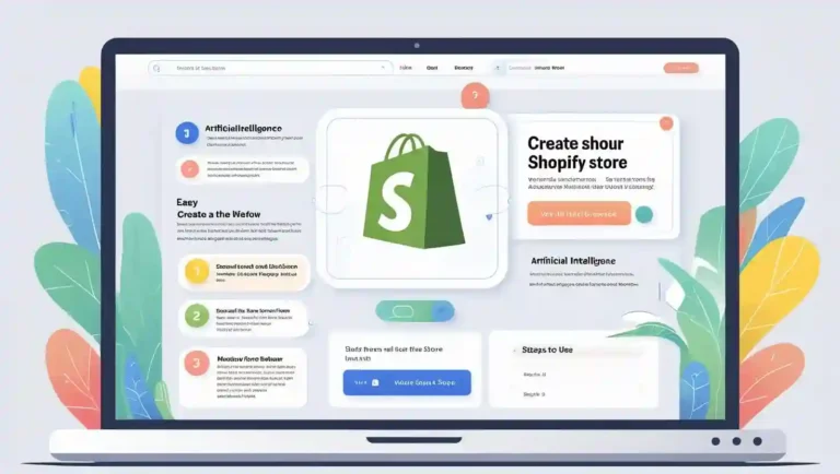 Crea tu Tienda Shopify en 5 Minutos Usando Inteligencia Artificial 1 Tienda en línea creada con Shopify utilizando herramientas de inteligencia artificial para diseño y automatización.