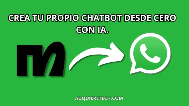Imagen con fondo VERDE que muestra el logo de ManyChat a la izquierda y el logo de WhatsApp a la derecha, conectados por una flecha blanca, junto al texto